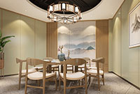 郑州餐厅设计公司：平顶山200平米中餐厅设计