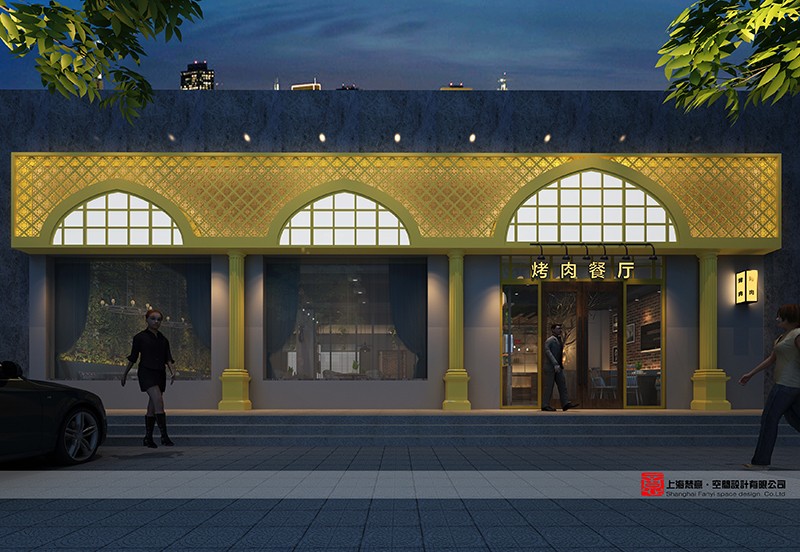 美式汉堡店设计，释放街头潮流活力