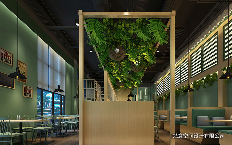郑州300平米小龙虾餐厅设计