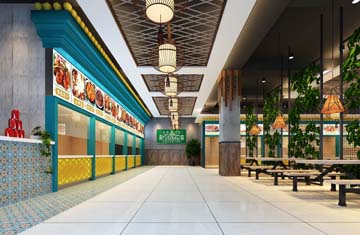 华北水利水电大学清真餐厅设计