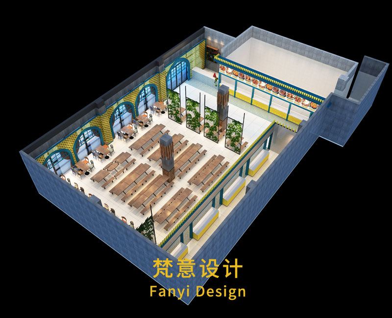 大学餐厅设计