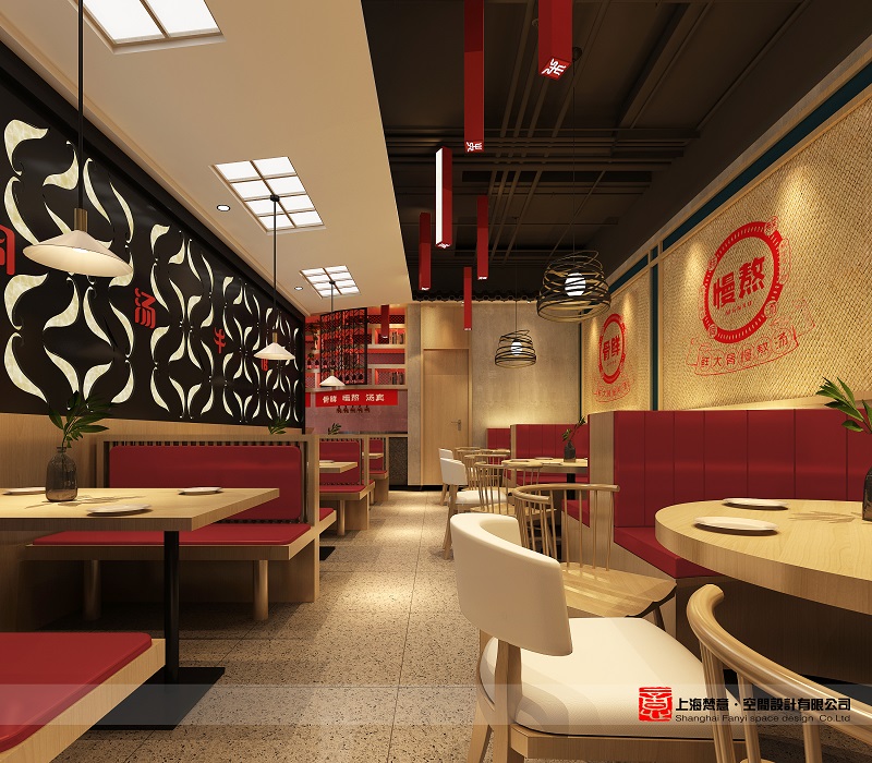 郑州餐厅装修设计,餐厅照明设计