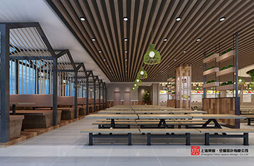 河南工业贸易职业学院餐厅设计案例