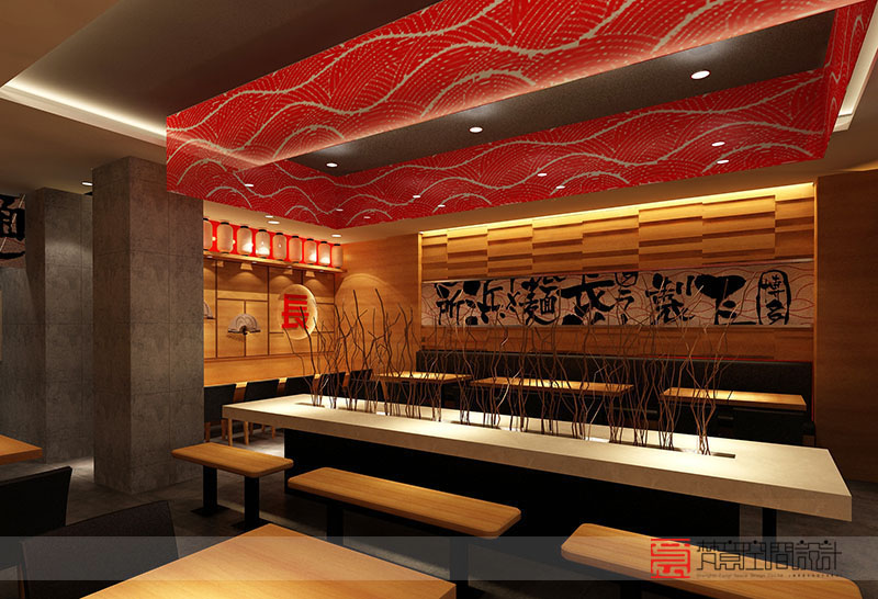 日式餐厅设计,日式拉面店设计