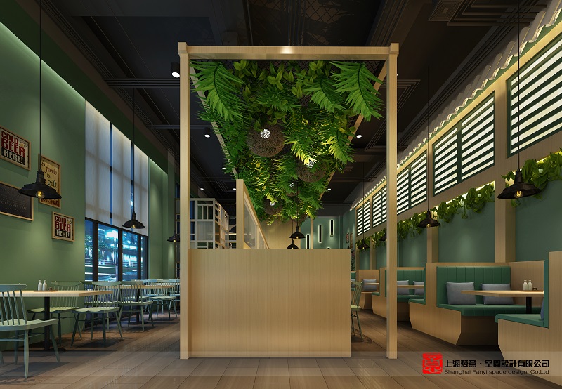 餐厅设计,餐厅绿植