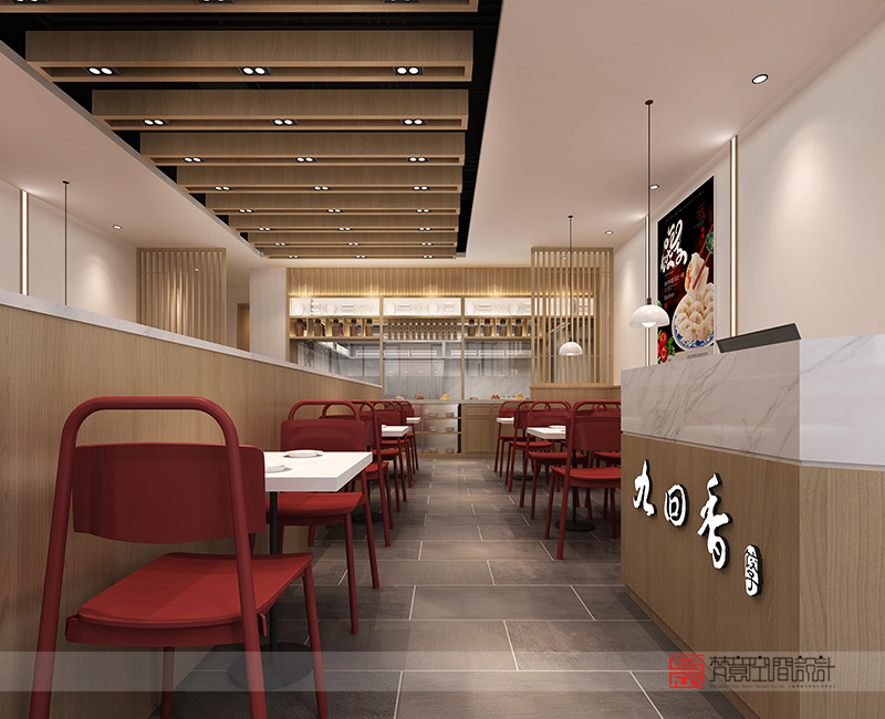 饺子店设计,郑州饺子店设计,郑州饺子店装修